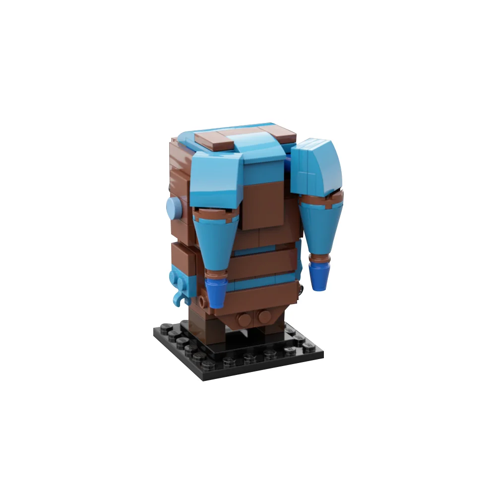 وحدات بناء شخصيات MOC Space للأطفال ، Brickheadz الكلاسيكية ، الشخصيات ، لعبة الطوب ، هدية عيد الميلاد ، نموذج Aaylas Secura