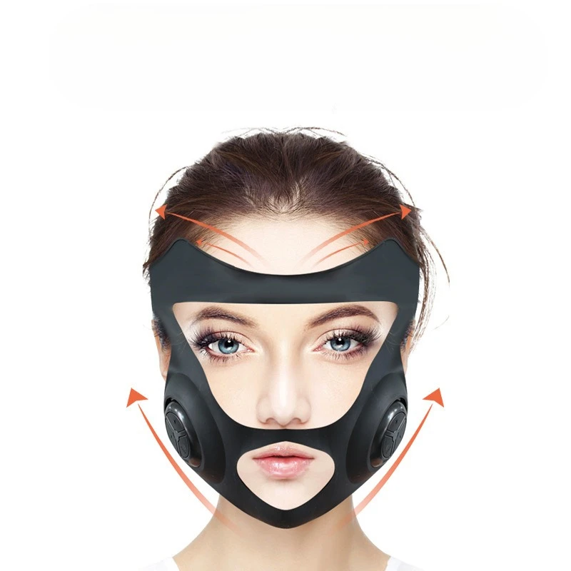 

Small V Face Mask Lift Facial Exercise Masseter Muscle Contour Beauty Instrument Current Vibration Massage Bandage Massager