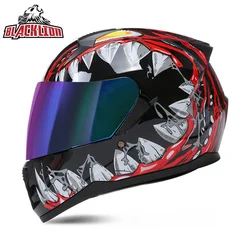 D'expériences de course intégraux approuvés par le DOT pour hommes et femmes, casque de moto tout-terrain à double visière, casque de moto Hurbike, casque de motocross ent.com