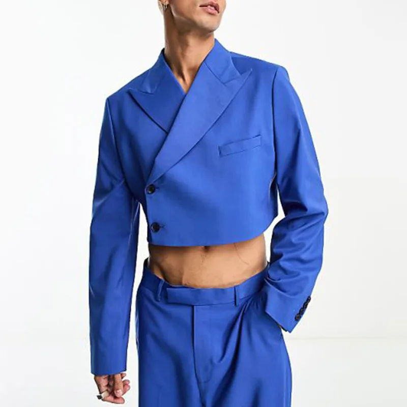 

Short Suit Autumn Winter Short Design Men's Blazer Jacket Casual Fashion Top