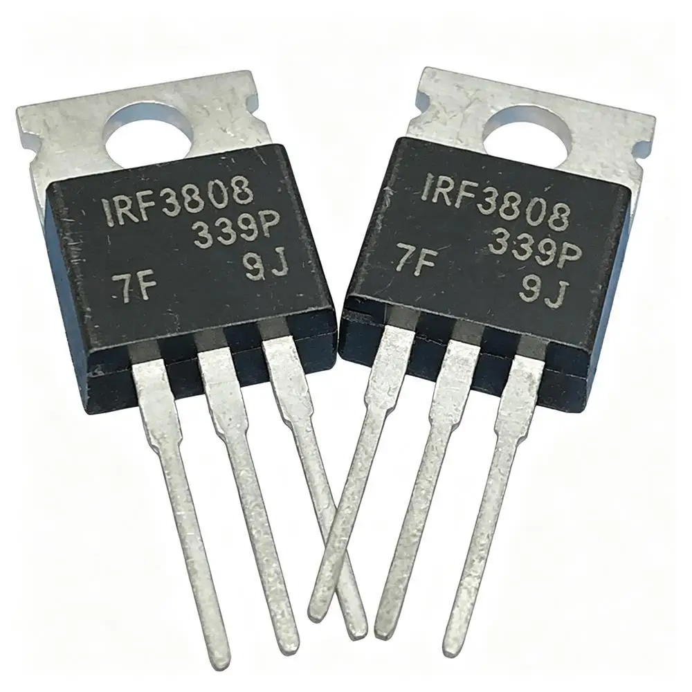 5PCS IRF1405 55V 160A IRF1407 75V 130A IRF3808 75V 140A IRFB3507 75V 97A SM7002N 68V 80A UTC19N10L 100V 19A TO-220