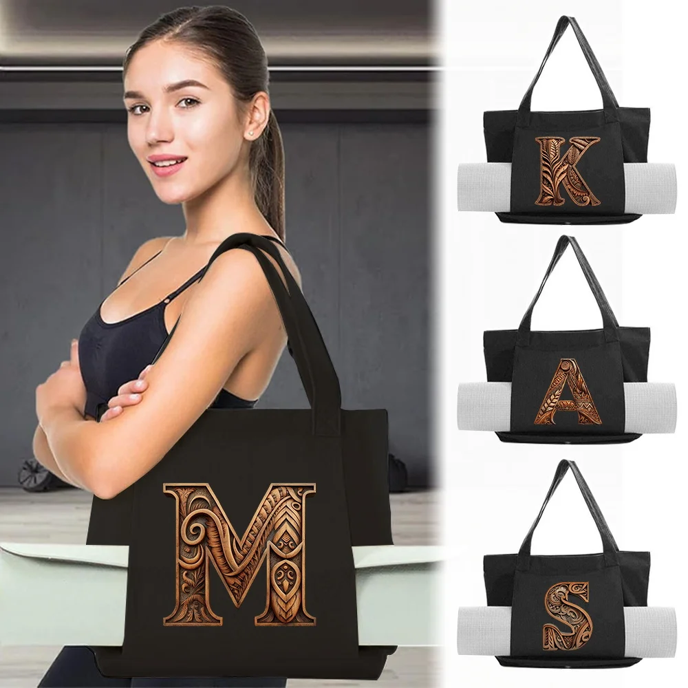 

Women's Fitness Yoga Bag Single Shoulder Large Capacity Portable Sports Travel Storage Pilates Equipment Storage Bag