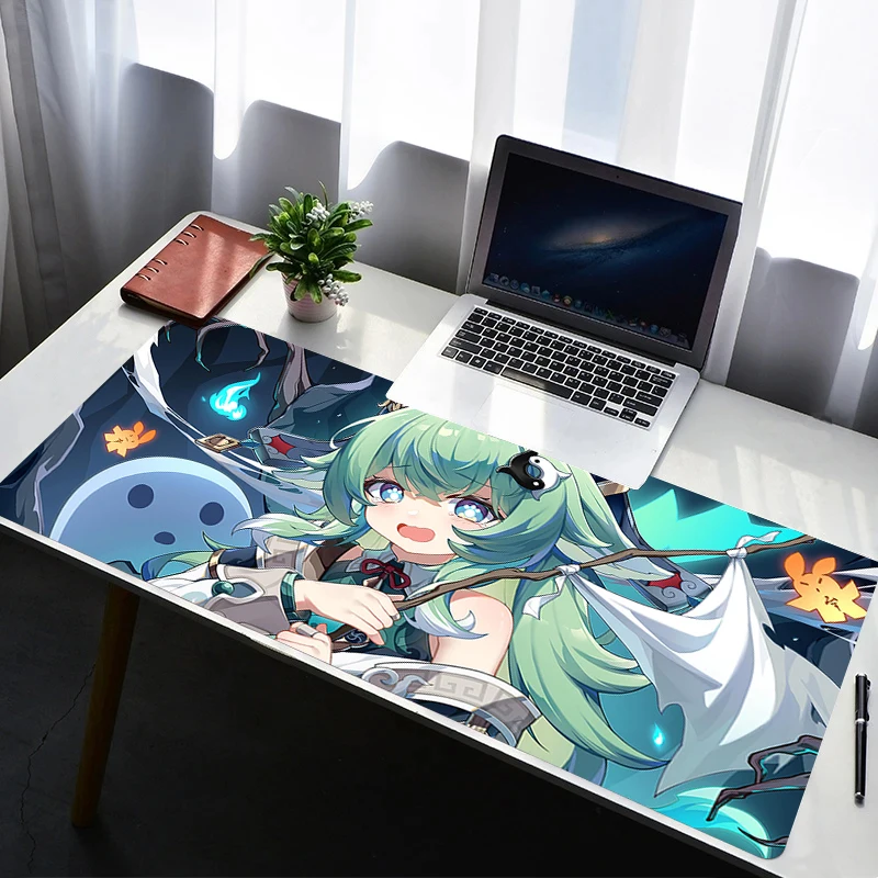 

Mouse Pad Laptop Non Slip Extended Desktop Mouse Mat Rubber H-honkai Star Rail Huohuo Keyboard Pad Gaming Accessories Mousepad
