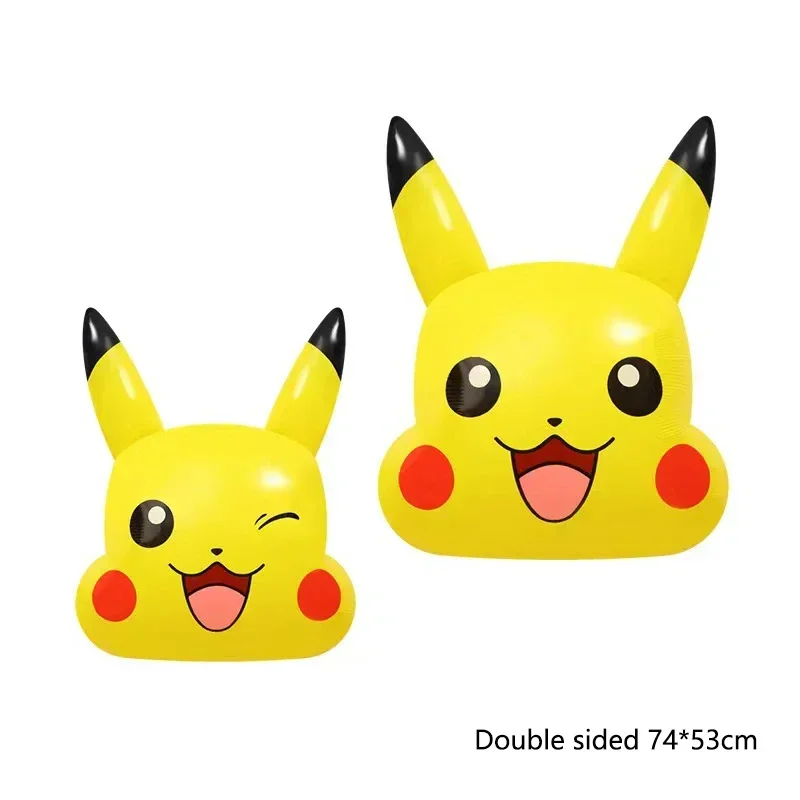 Pokemon ballon Pikachu Squirtle Bulbasaur Pikachu Menselijke figuur Aluminium ballon Decoratie Benodigdheden Kinderverjaardagsfeestje Cadeau