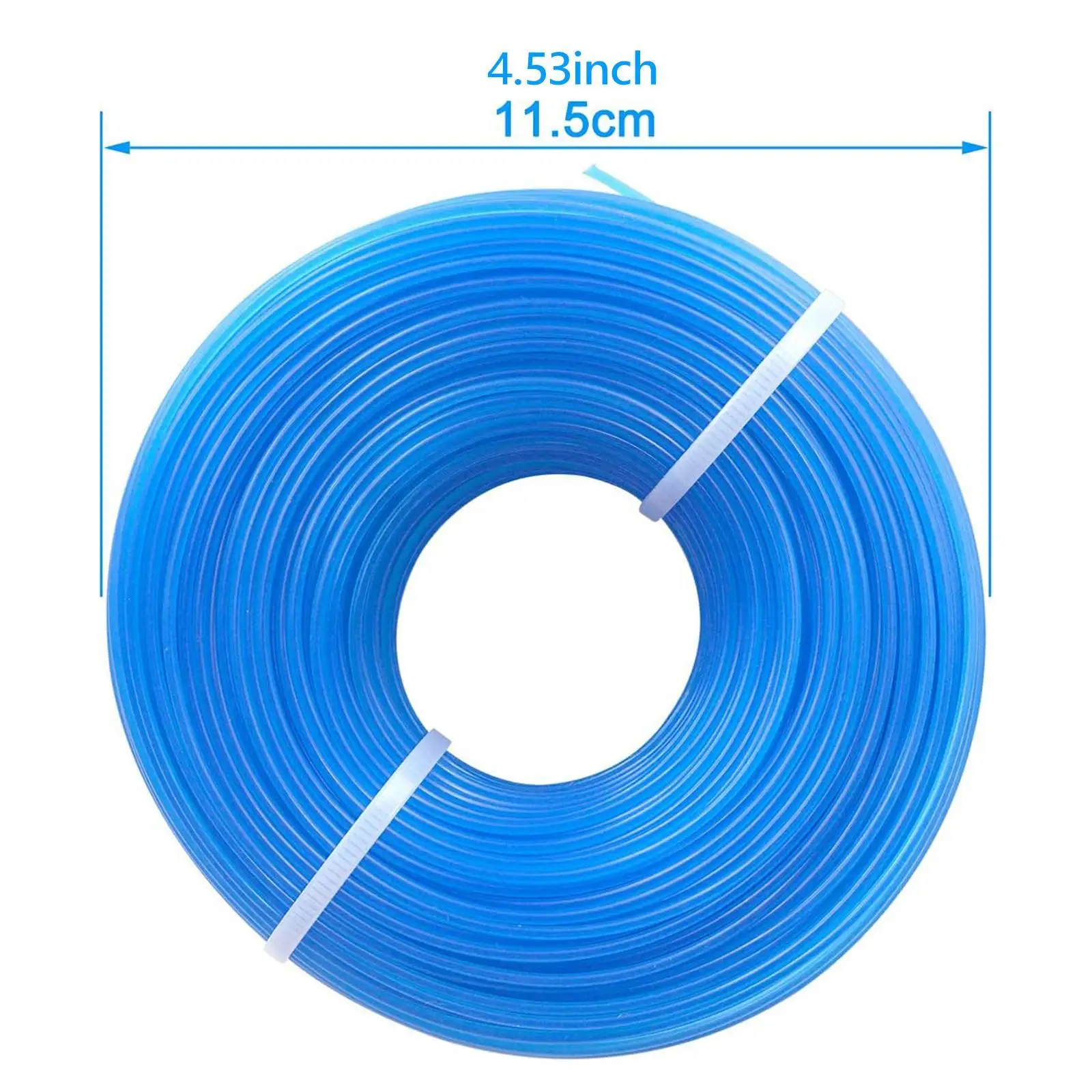 Grass Trimmer Line 2 Rolls 1.6mm Premium Accessories Practical 100M Replace Weed Strimmer String for Park Lawn Yard Field