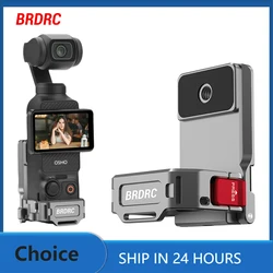 BRDRC Magnetic Adapter Frame for DJI Osmo Pocket 3 Camera Expansion Bracket Desktop Mount Base Vlgo Video Shooting Accessories