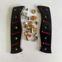 CNC Custom G10 Made With Screws Grip Handle Scales for Benchmade Fixed Adamas 375 Knife DIY Making Accessories Parts