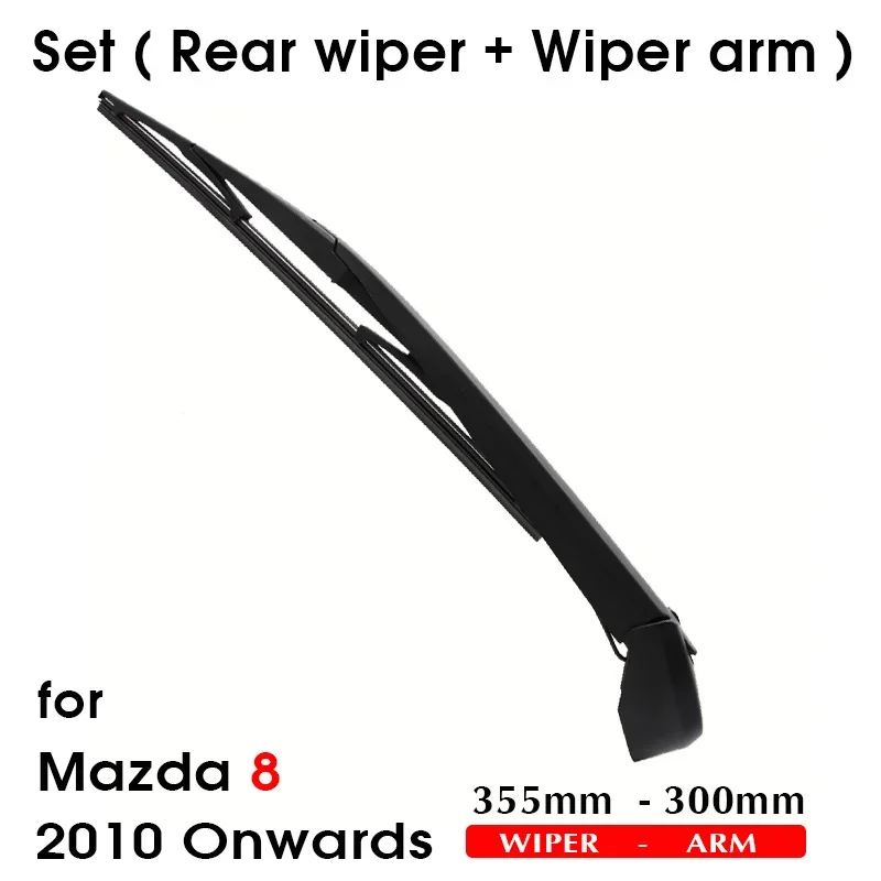 BEMOST Car Rear Windshield Wiper Arm Blades Brushes For Mazda 8 2010 Onwards Hatchback Windscreen Auto Styling