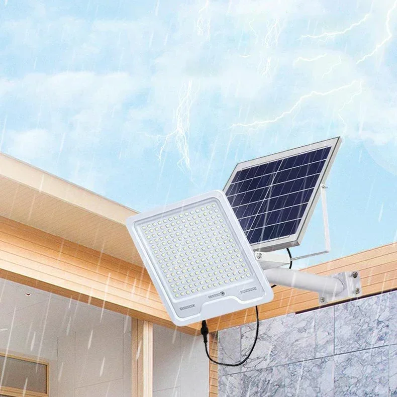 Solar Floodlights Garden Lamps High Pole Golf Course Projection Lights Split Remote Control Light Control Sensor LED Lights