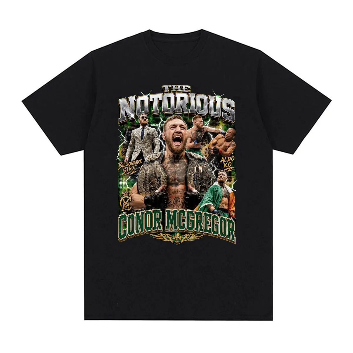 The Notorious Conor McGregor Vintage Graphic T Shirts Men Women Classic Violence Aesthetic T-shirt 100% Cotton Oversized T Shirt