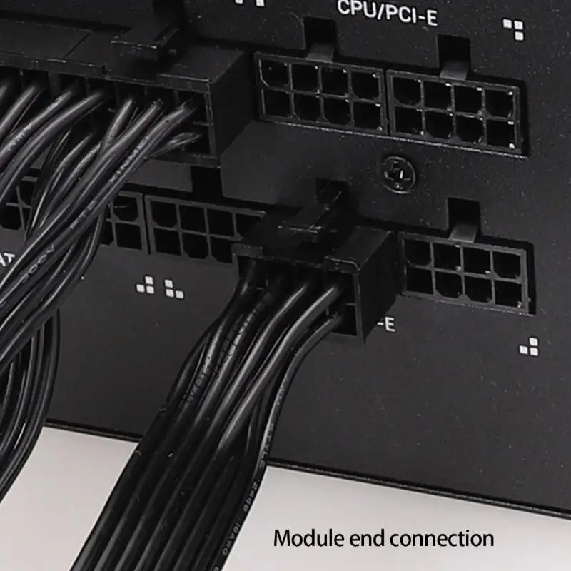 8pin إلى 6+2 PIN PCIE GPU Cable 100 سم ل PSUs مع سلك النحاس المعلب .H05A