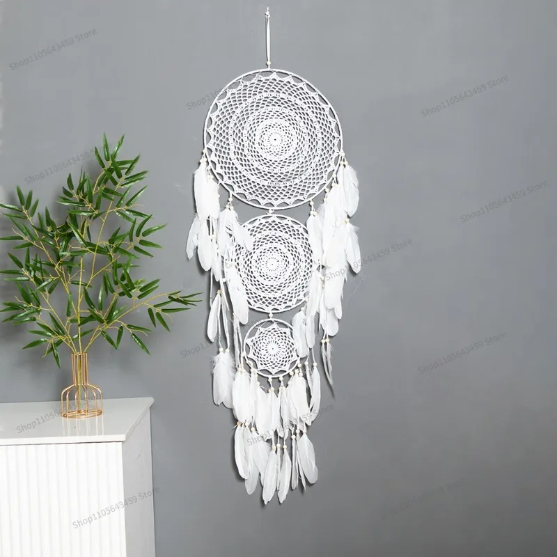 For Bohemian style large dream catcher, hand-woven feather pendant, interior decoration wall decoration wedding supplies
