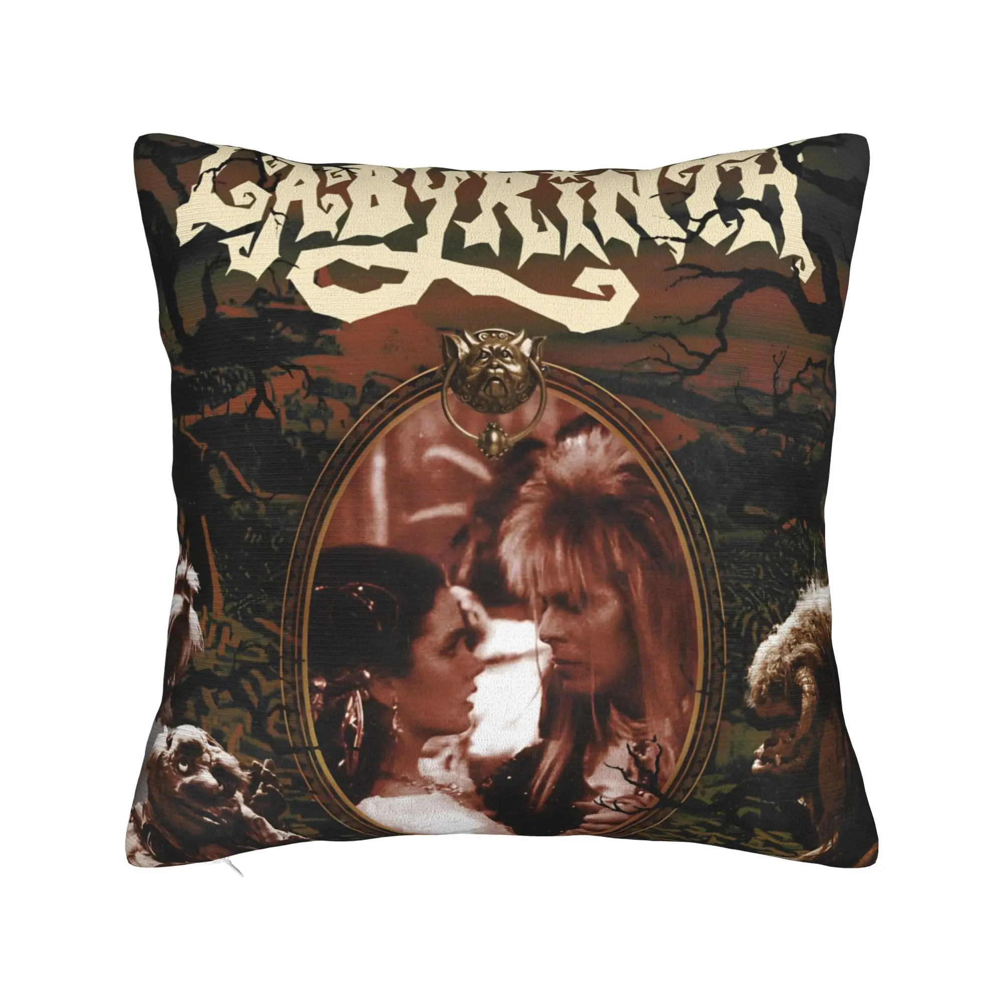 Decorative Pillow Covers Labyrinth Movie Merchandise Chair  Pillow Case Cover Zipper Multi-Size