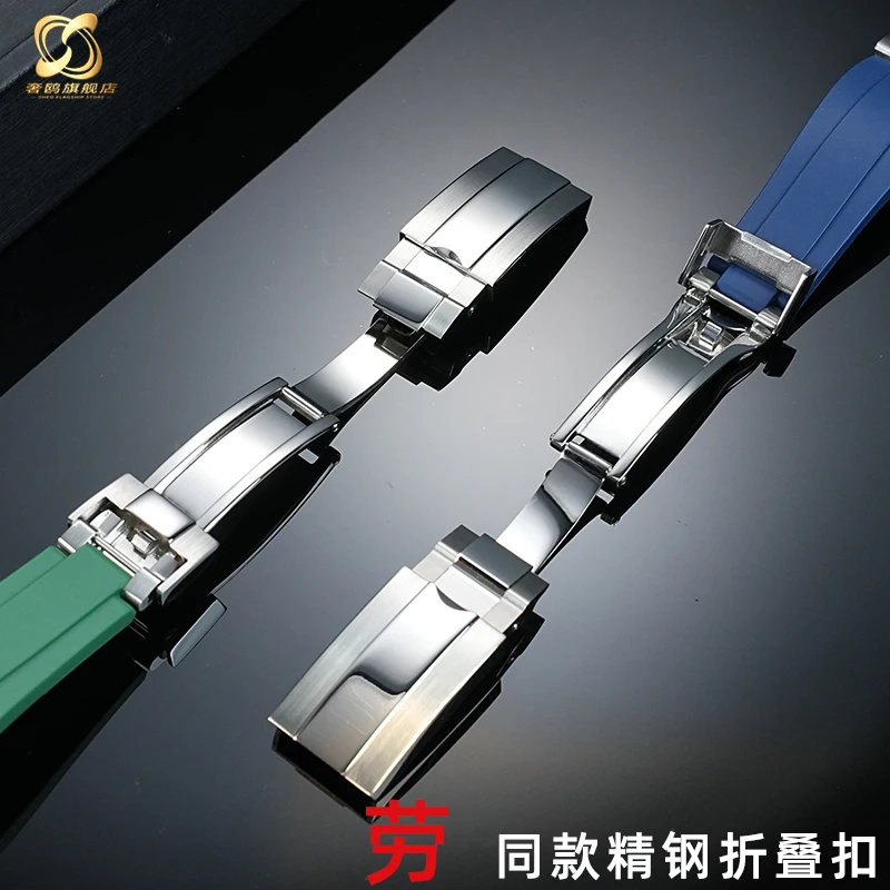 20 مللي متر حزام ساعة سيليكون ل تيودور 1958 جرين باي BB58 الحارس 39 مللي متر الهاتفي الرجال لينة مطاط مقاوم للمياه حزام الساعات سوار معصمه