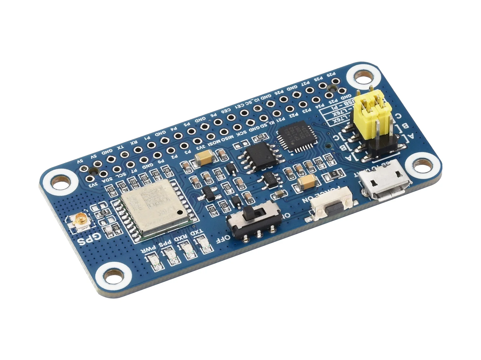

L76K GPS HAT For Raspberry Pi, GPS / BeiDou (BDS) / GLONASS / QZSS Support