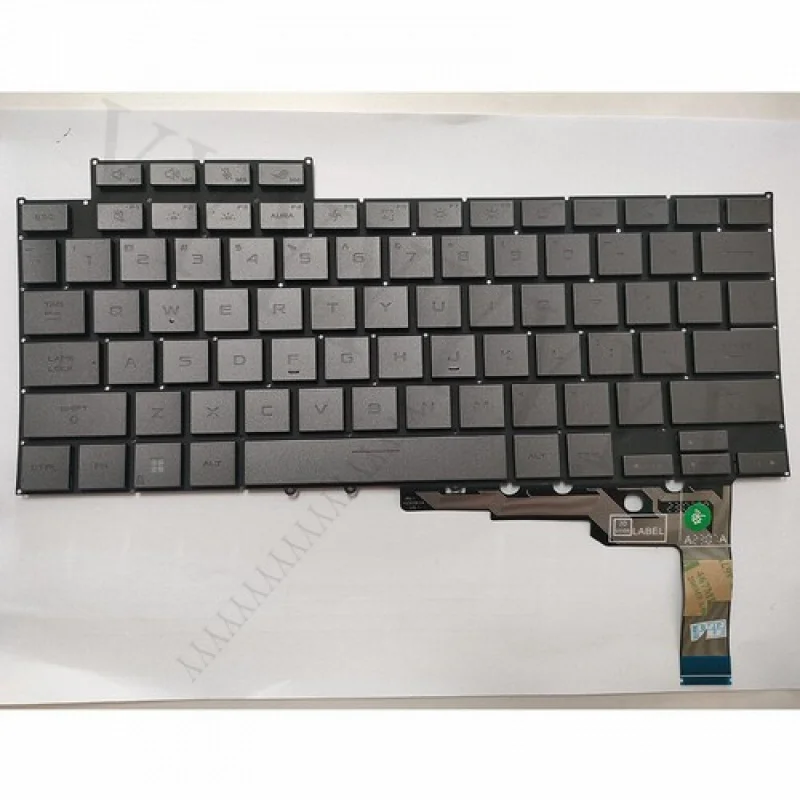 Q للوحة مفاتيح الكمبيوتر المحمول ASUS ROG Zephyrus G16 Air GU605 GU605M 2024 أبيض/رمادي