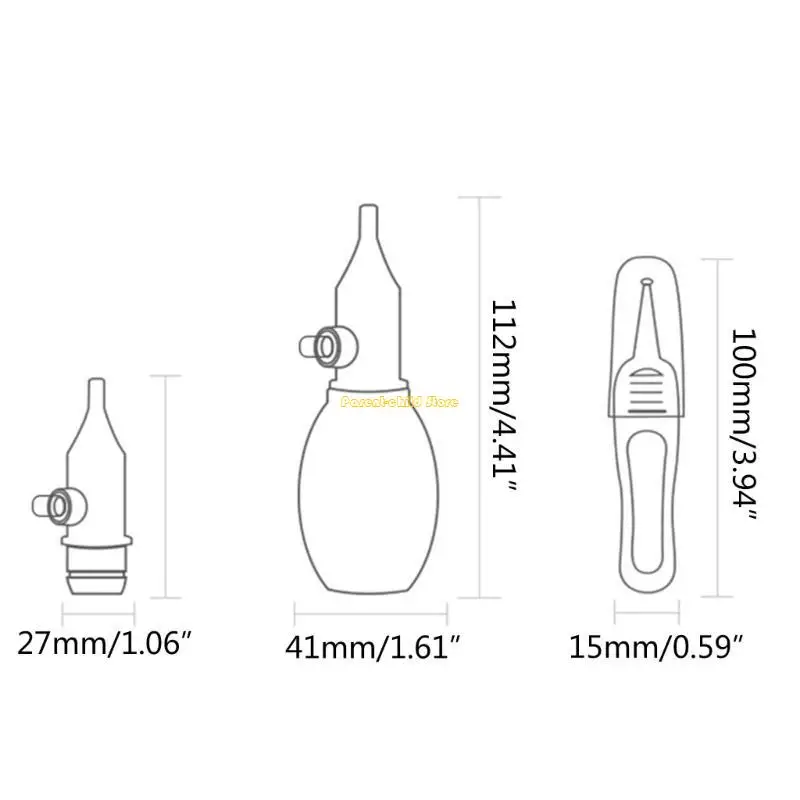 WXTD แบบพกพาเครื่องช่วยหายใจจมูกเด็กจมูก Sucker ทำความสะอาดจมูกสำหรับทารกแรกเกิดเด็กวัยหัดเดิน