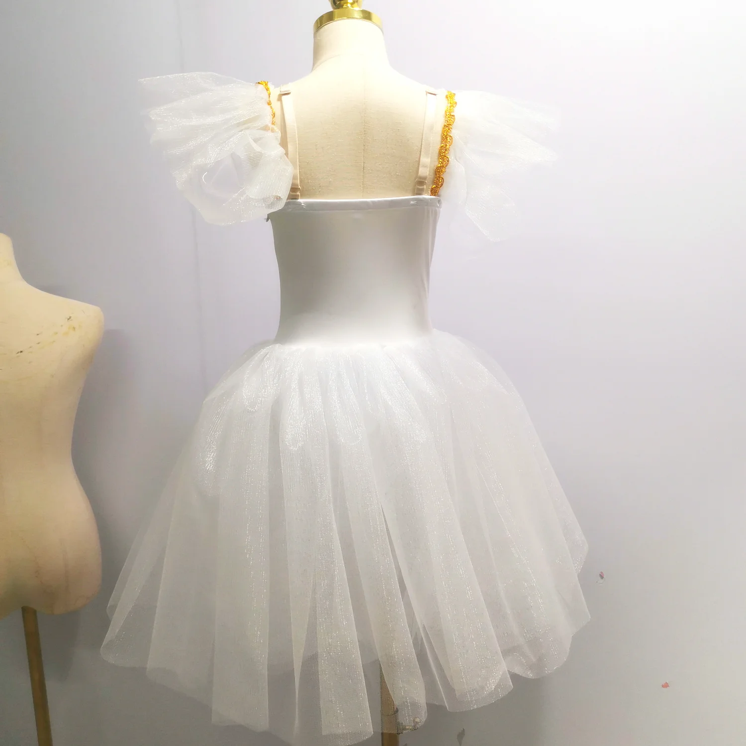 Witte Lange Jurk Voor Vrouwen Ballet Tutu Jurk Rok Swan Lake Sling Meisjes Professionele Kostuum Vestidos Chica Bailarina