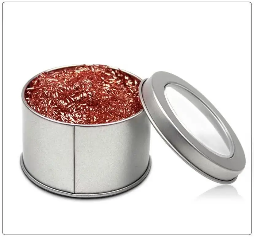 Reinigungsball für Lötkolben, Entlöten, Filterreinigung, Düsenreiniger, Kupferdraht-Reinigungsball, Metallreinigungsbox – Detail 8