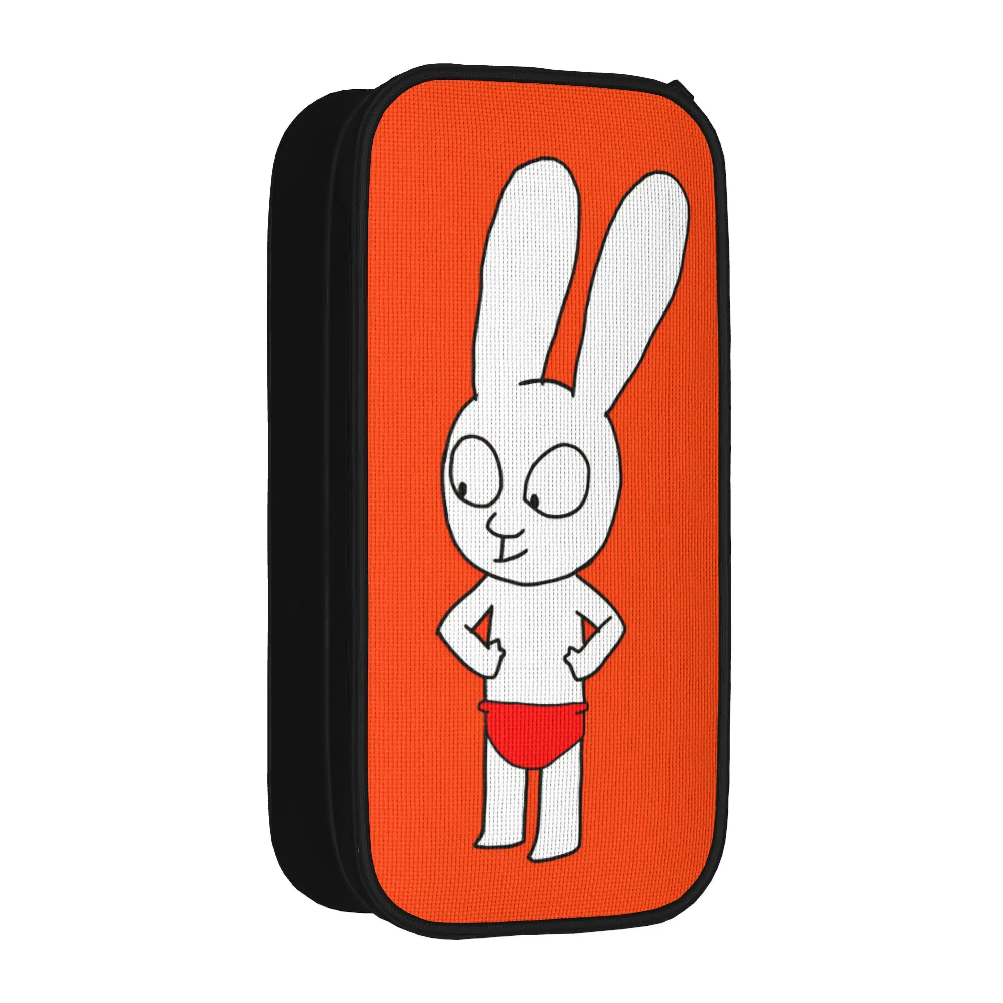 Lovely Simons Super Rabbit Pencil Case Cartoon Pencilcases Pen Box Big Capacity Bag Students School Gifts Stationery