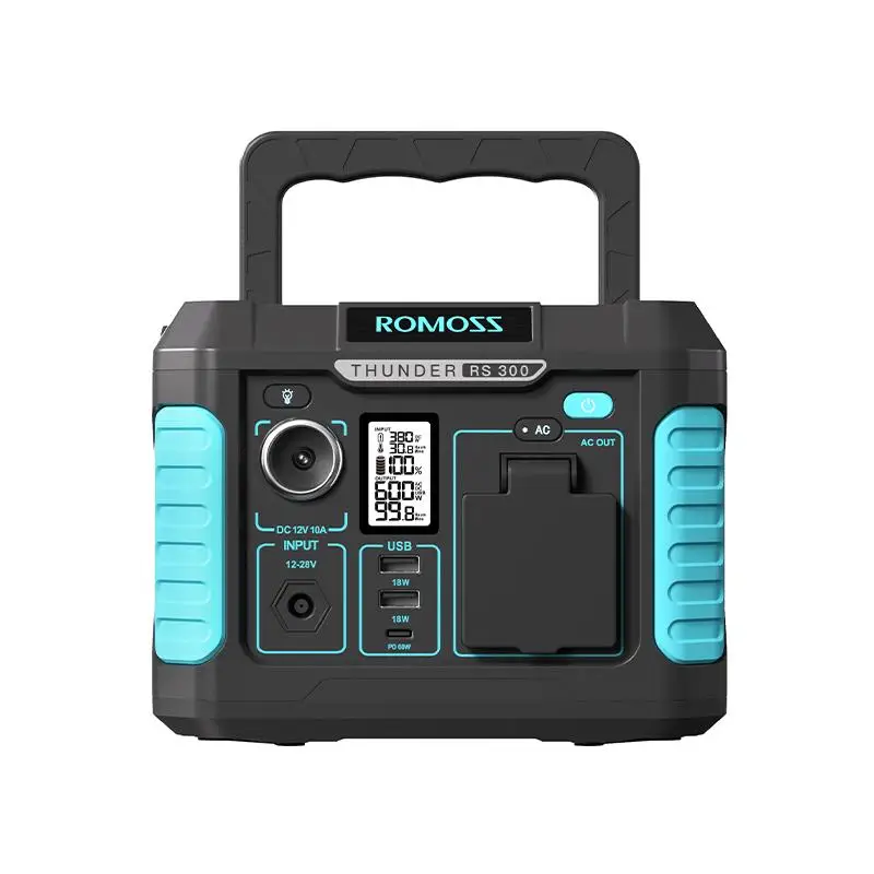 Fast Charge DC Outdoor Power Bank ROMOSS RS300 300W-600W Portable