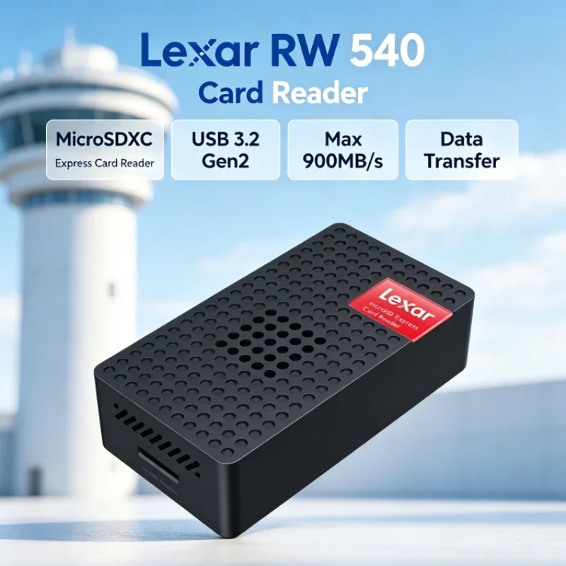 Lexar RW540 Max 900MB/s MicroSDXC Express Card Reader PLAY PRO MicroSD Card Reader UHS-I UHS-II for Switch 2 Data Transfer