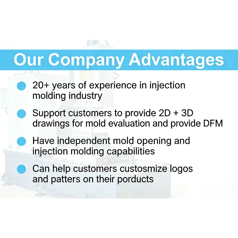 High Precision Steel Plastic Molding Manufacturer PC ABS POM Materials Professional Black Custom Overmolding Service