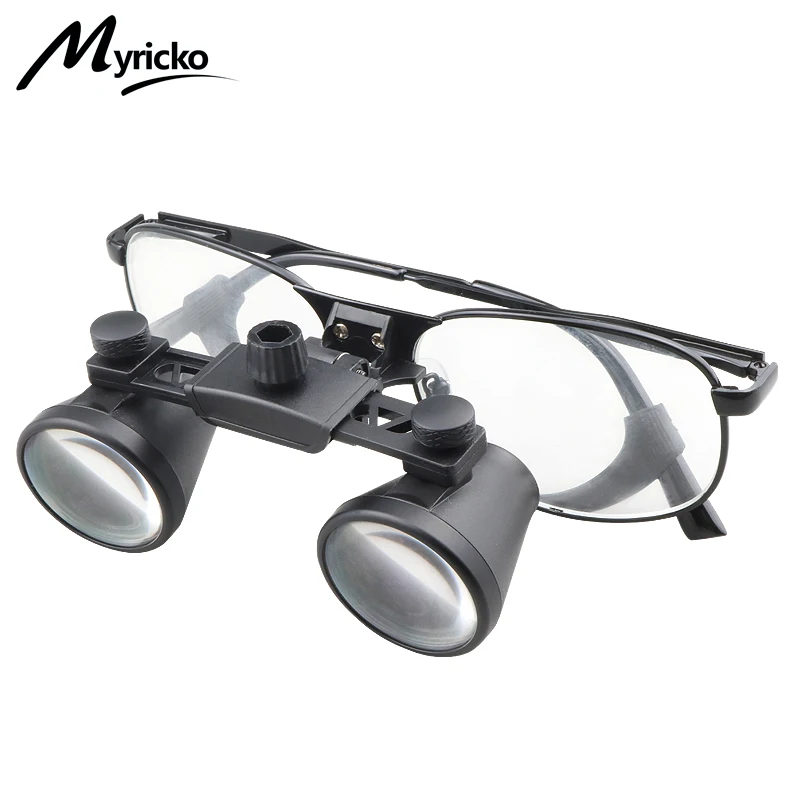 Dental Ultra-lightweight Loupes 3.5X Optical Magnifier 320-420mm Magnifying Glass Binocular Dentistry Tools Lab Equipment