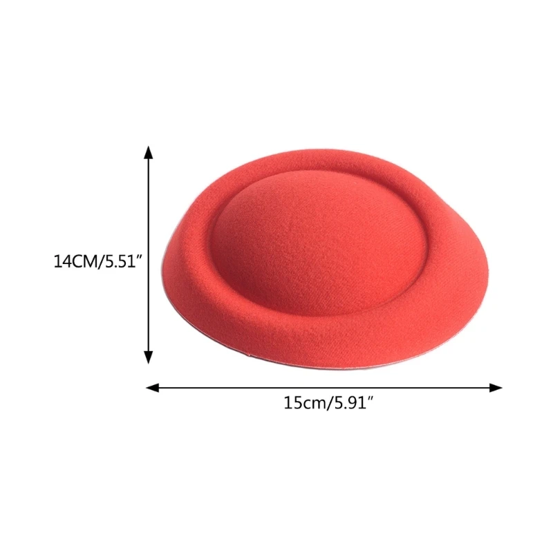 17cm 모자 베이스, Diy 여성용 헤어 액세서리, 필박스, 매혹베이스, 미니 탑 모자, 포멀 행사