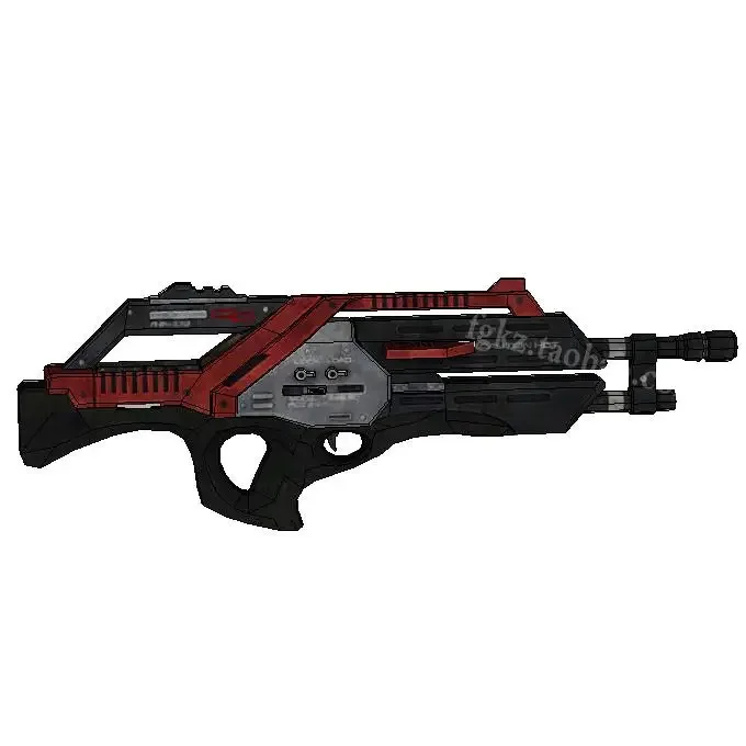 

3D бумажная модель Mass Effect M76, винтовка 1:1, DIY моделирование, субстанционная пропорция, мертвый вентилятор