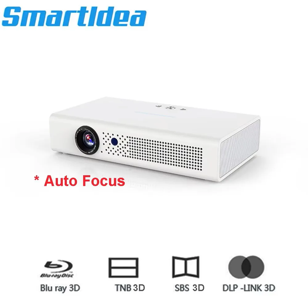 

Smartldea 4K 3D daytime V6 projector high brightness android 9.0 2G + 32G bluetooth 5G wifi full hd 1080p video game projectors