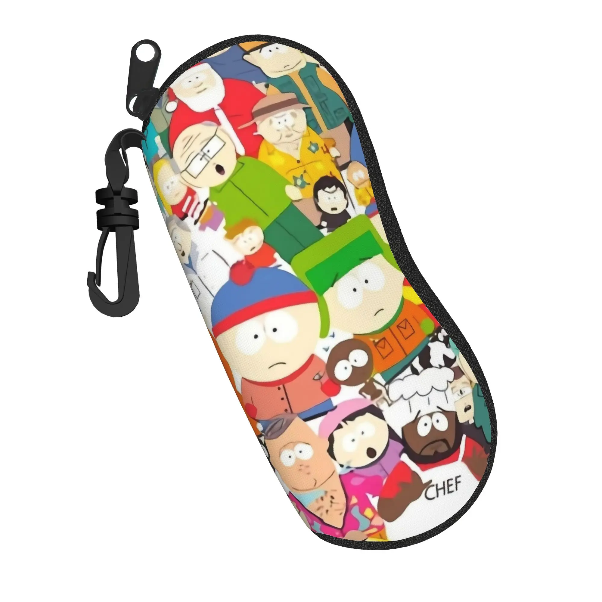 

Футляр для очков South Parked Merchandise для девочек, новый, на молнии, винтажный, для хранения и защиты очков