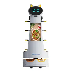 Electric Food Delivery Vehicle Robot Restaurant Waiter Service Robot for restaurant coffee shop hotel and fast food shop