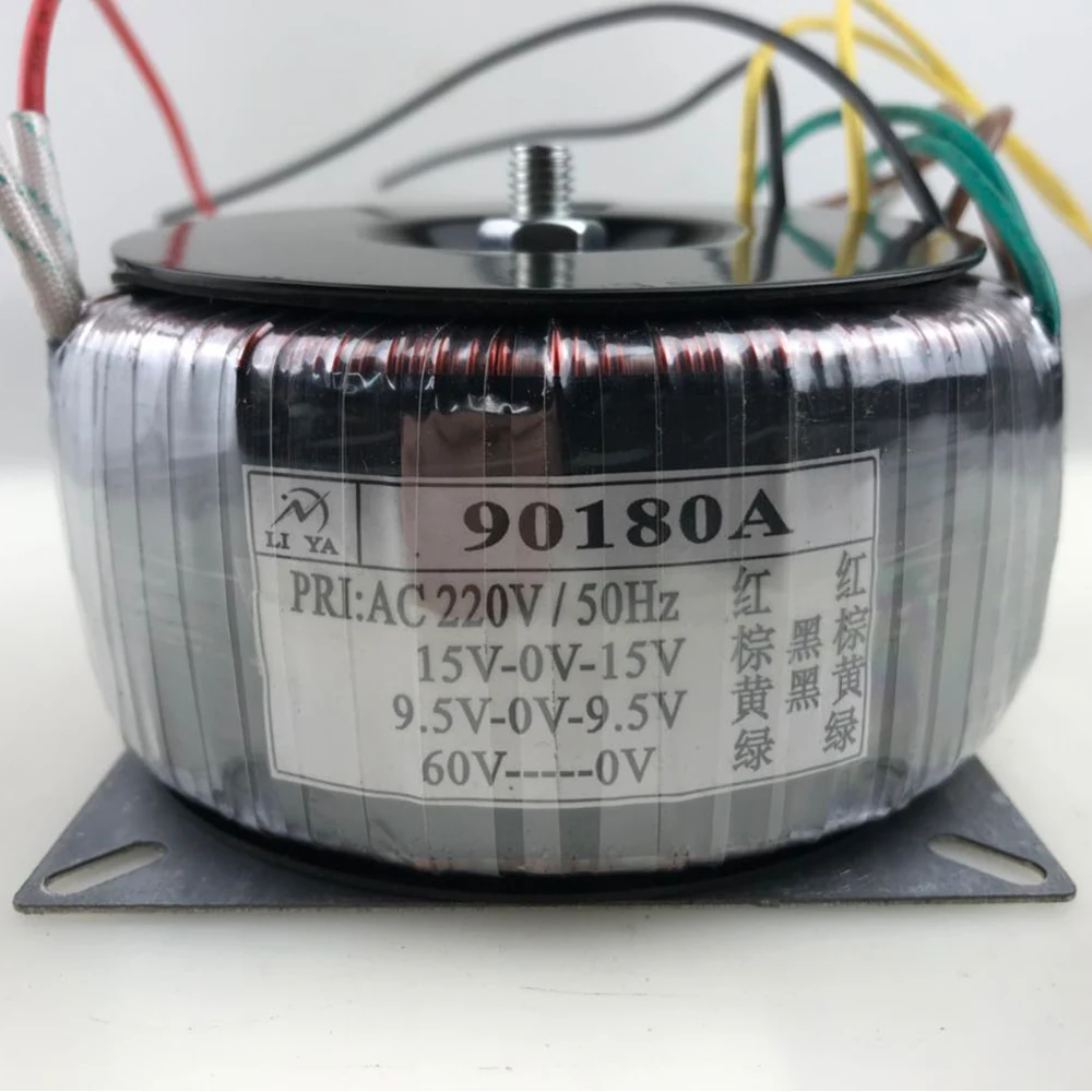 

200W Amplifier Toroidal Transformer 220V to Single 60V Dual 15V Dual 9.5V Amplifier Transformer Audio Amplifier Power Supply