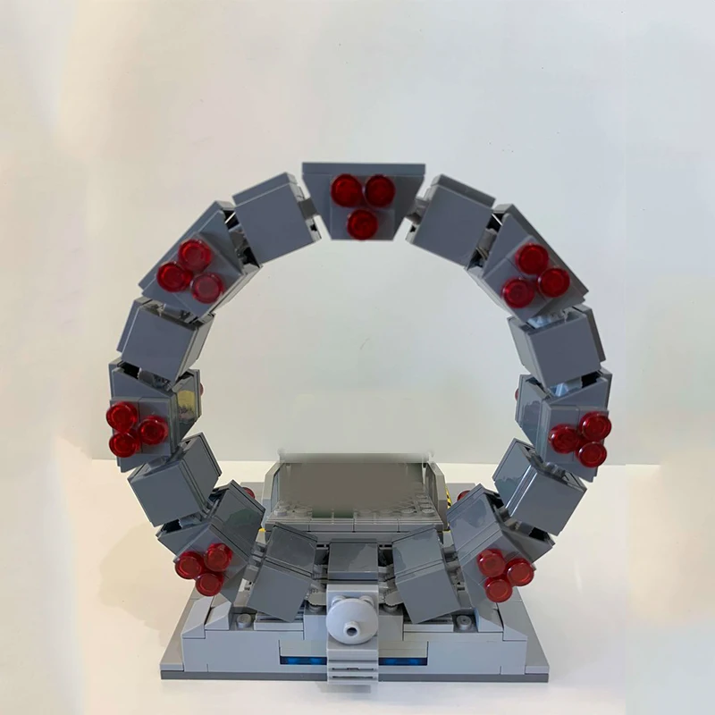 571pcs Star Movie Scene MOC Stargate Command Building Block Collector Model Bricks DIY Assembled Toy Gift MOC-27131