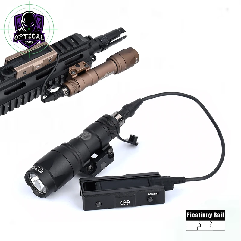 

Tactical M300A M600C Metal LED Scout Flashlight&Pressure Pad Switch Picatinny Rail Mount Hunting Accessory M300 M600 Torch