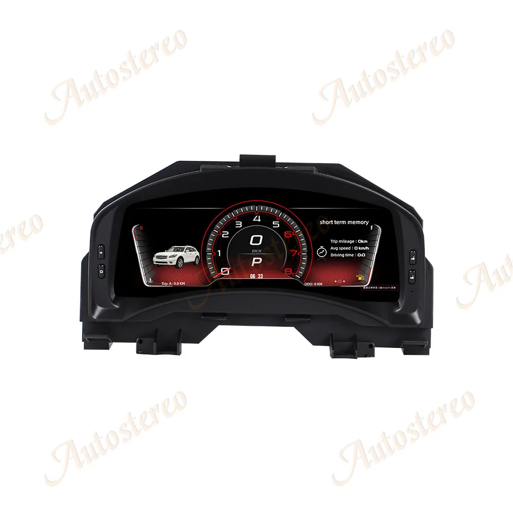 Car Digital Cluster For Infiniti FX45 2004-2007 Virtual Cockpit Screen Odometer Carplay Dashboard Speed Meter Screen Head Unit
