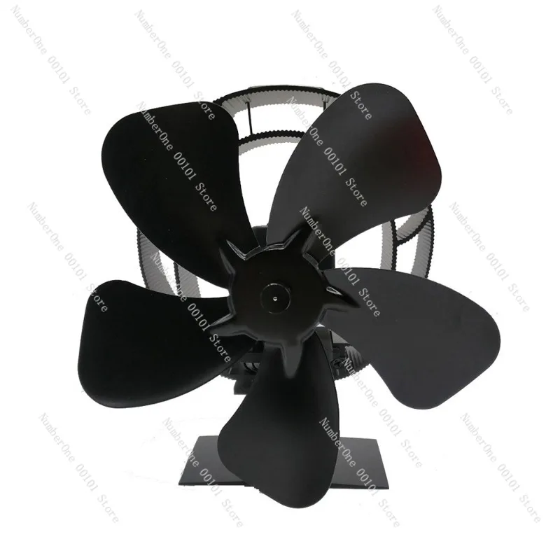 60-degree oscillating fireplace fan - silent, high-velocity heat circulation