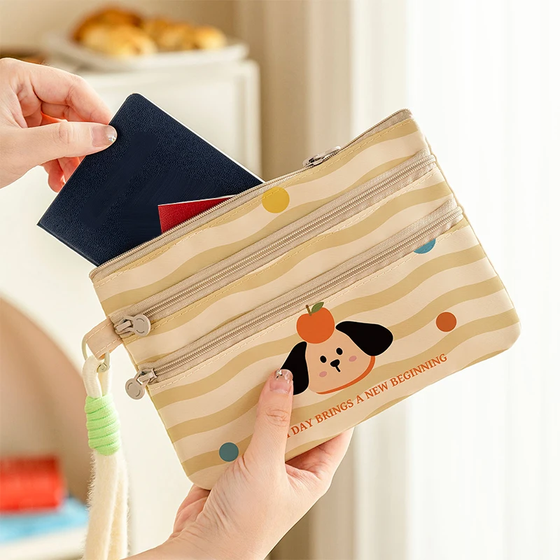 1Pcs 내구성 옥스포드 천 보호 커버 외출 여행 및 문서 보관 휴대용 여행 여권 티켓 보관 케이스