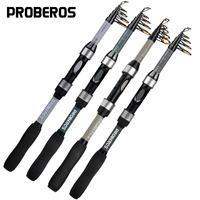 1.8M/5.9FT Fishing Rod,Telescopic Bait Baitcasting Fishing Rod,Portable and Durable Ultralight Carbon Fiber Spinning Fishing Rod