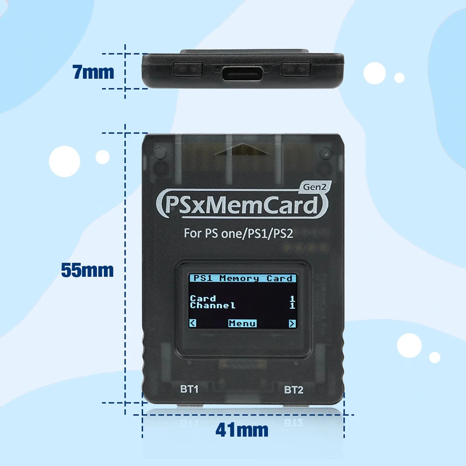 BitFunx PSxMemCard Gen2 SD2PSX Memory Card For PS1/PS2 SD Card