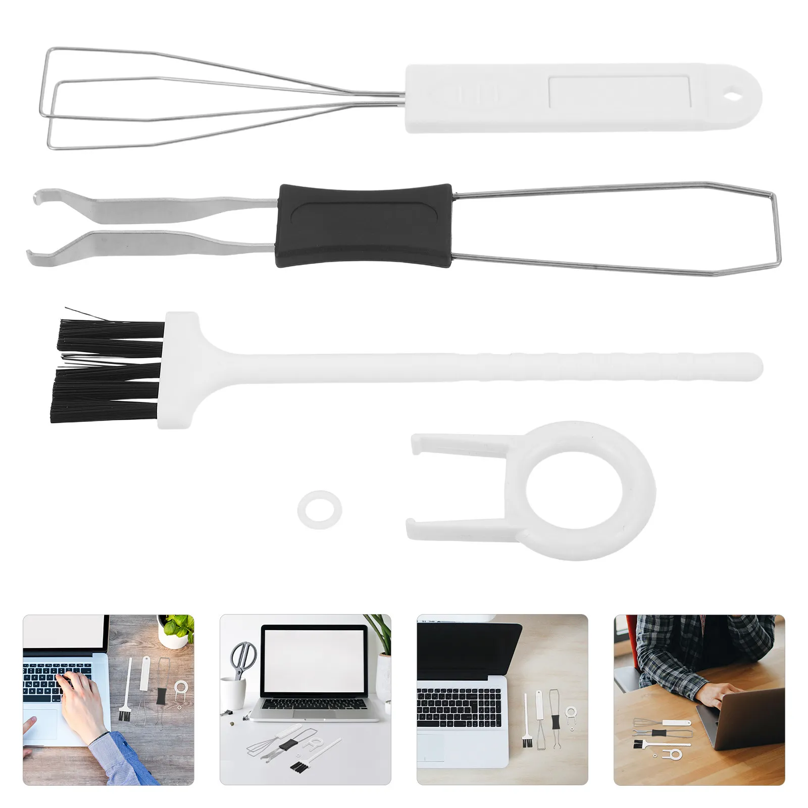 

1Set Mechanical Keyboard Puller Tool Keycap Remover with Metal Construction Ergonomic Design for Easy Cap Removal and