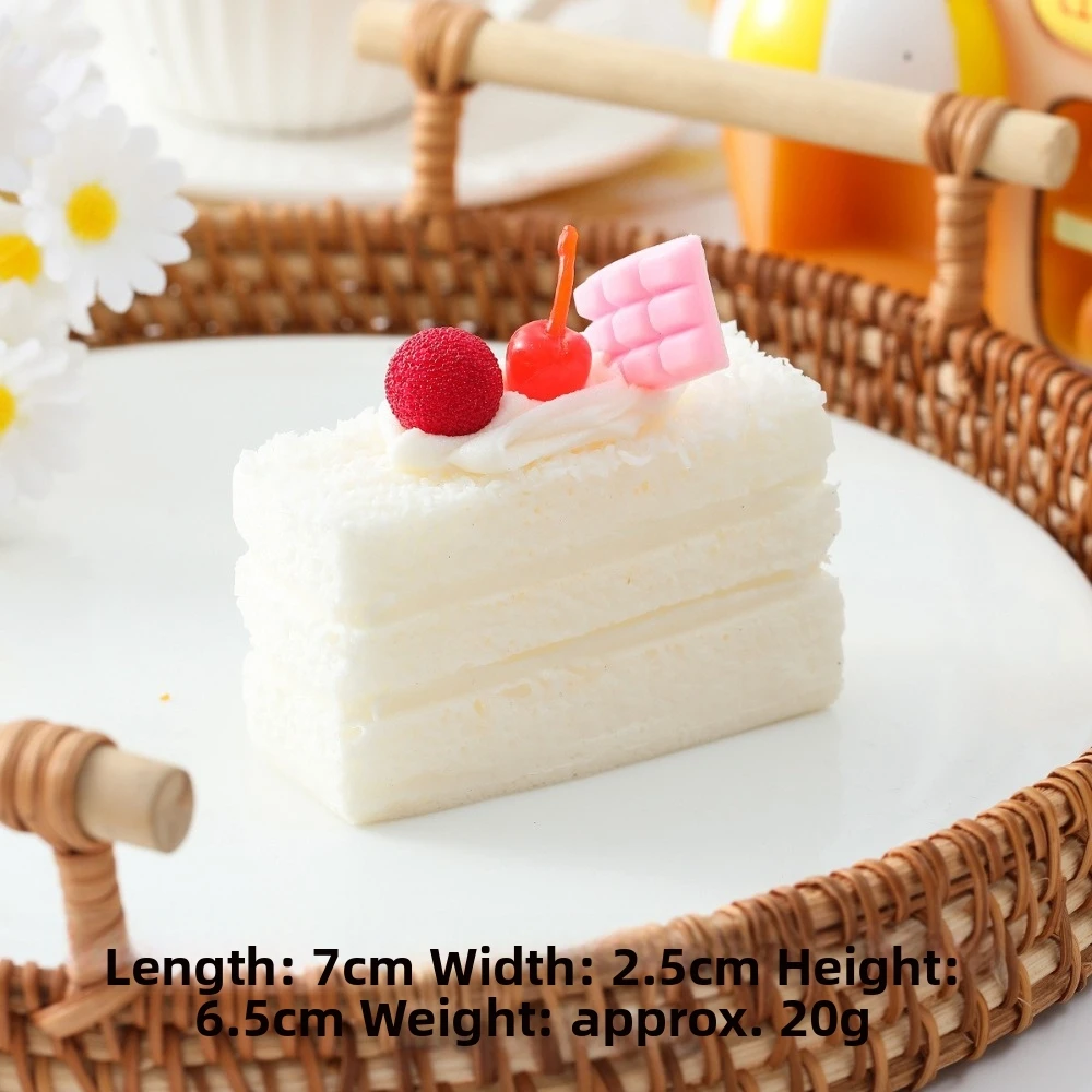 Neue Realistische Kuchen-Quetschspielzeuge aus PU mit Langsamer Rückfederung, Fidget-Spielzeug mit Realistischem Aussehen, Weiches Dessert-Knautschspielzeug zum Verschenken – Detail 1