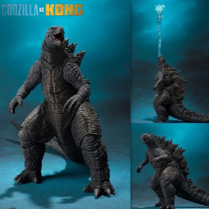 Godzilla vs King Kong Movie 2 King Of Monsters Breath Godzilla Movable 18cm PVC Anime Action Figure Collect Toys Box-packed Gift