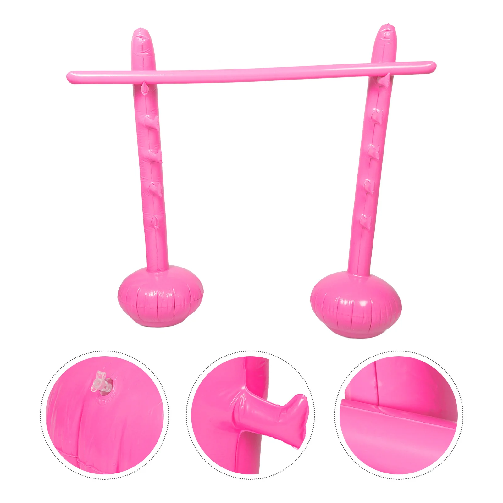 Palo inflable de salto alto, juegos de fiesta de verano, Carnaval para adultos, piscina de palos Limbo de Pvc