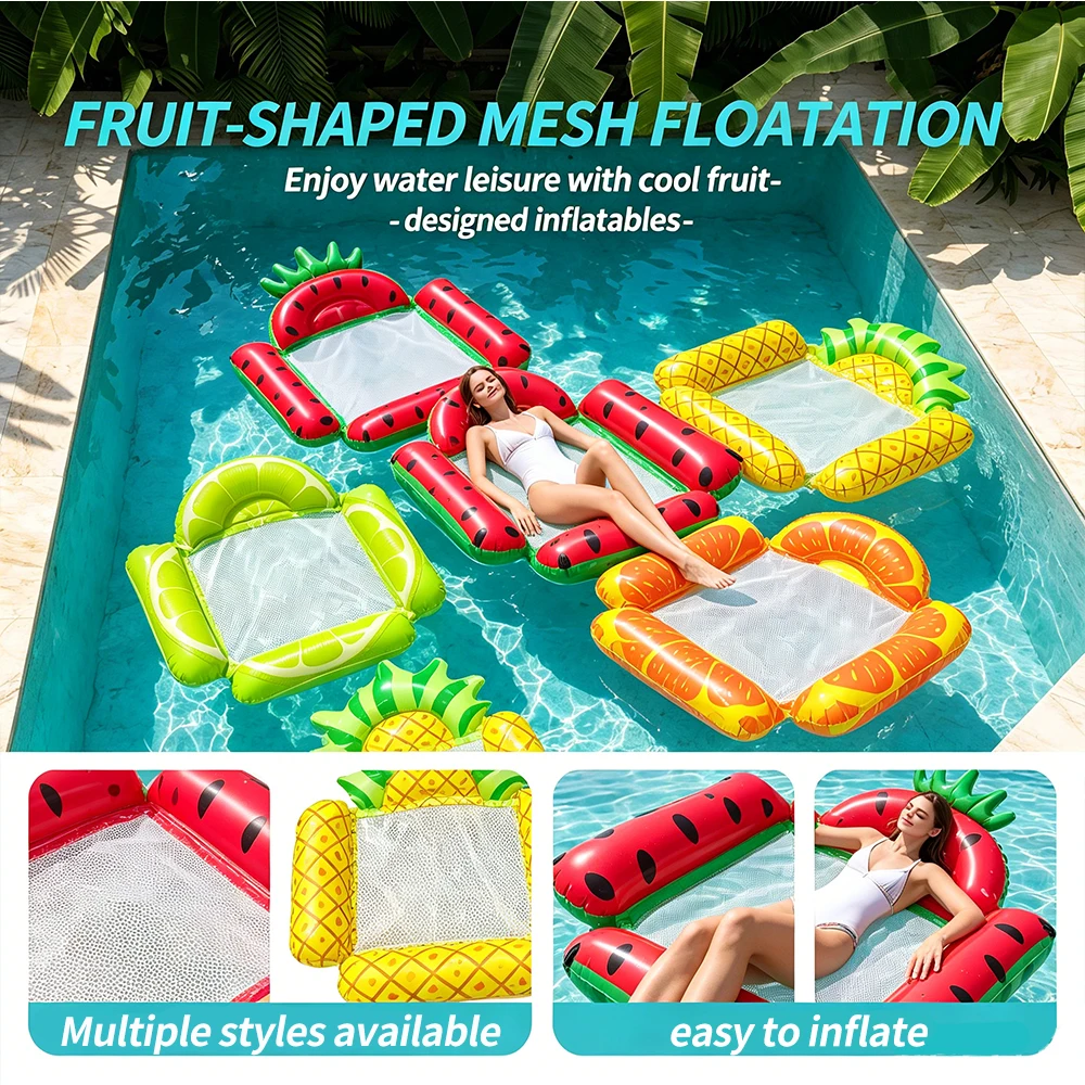 Fruit Pattern Inflatable Pool - đánh giá và giá Pool Lounger Inflatable