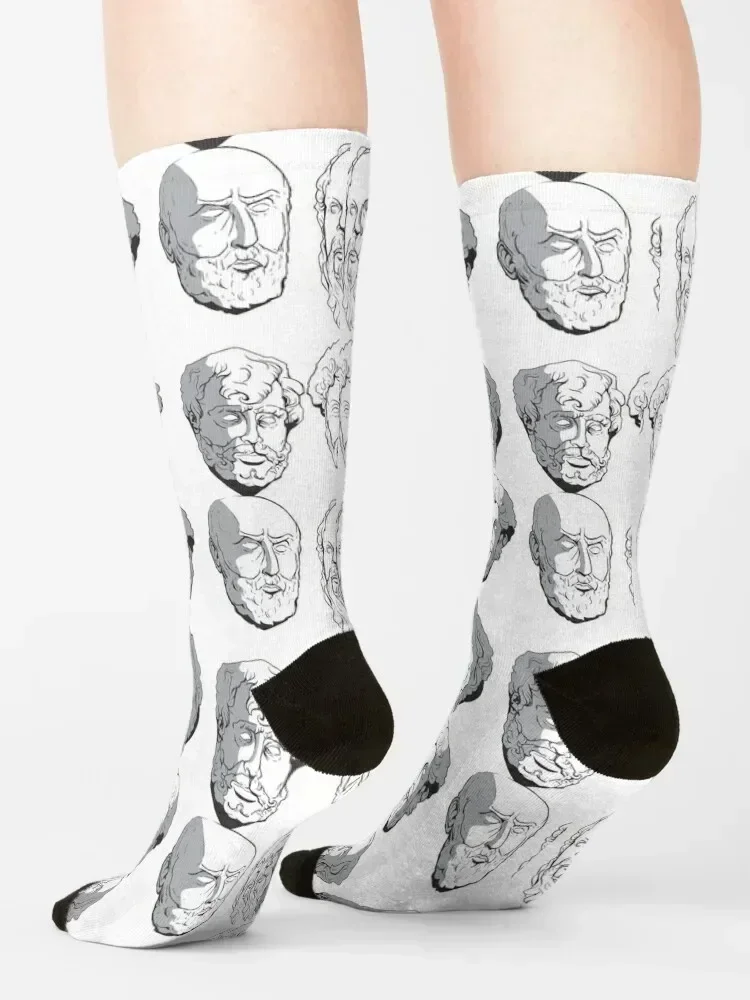 stoic philosophers Socks hip hop football Lots professional running Socks For Girls Men's