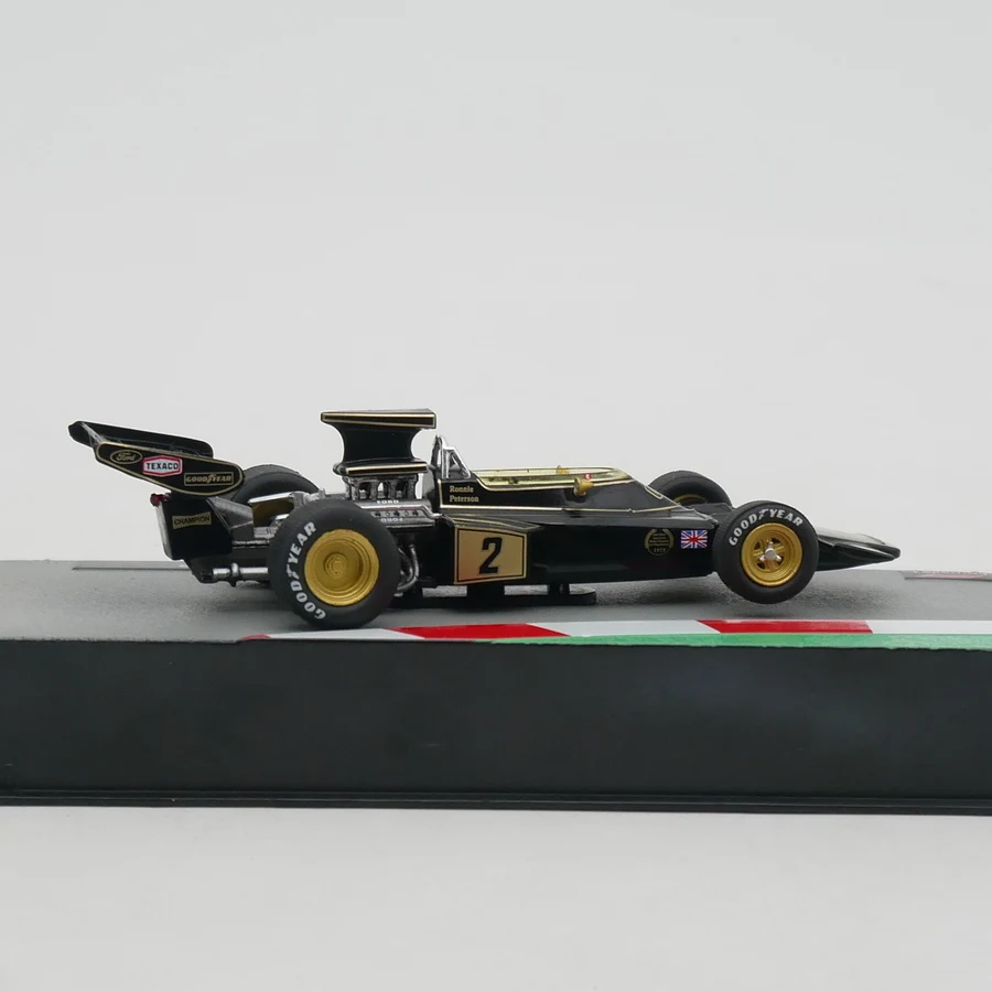 Ixo 1:43 Racing Lotus 72E 1973 Ronnie Peterson Diecast Car Model Metal Toy Vehicle