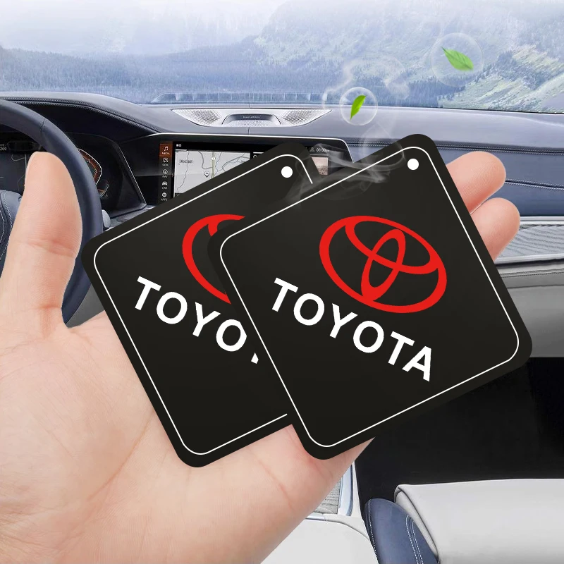 Car Fragrance Tablets Air Freshener Decoration Pendant For Toyota Gazoo Racing TRD Corolla Yaris Chr Auris Rav4 Prius Prado