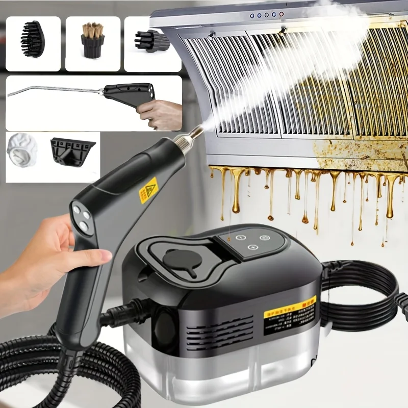 

Household High Pressure Steam Cleaner, Steam Cleaner Handheld, High Temperature Carpet Cleaner, Handle Gear Switch Adjustment, L